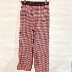 Vintage NFL 49ers Football Picnic Brick Red Sweatpants Joggers